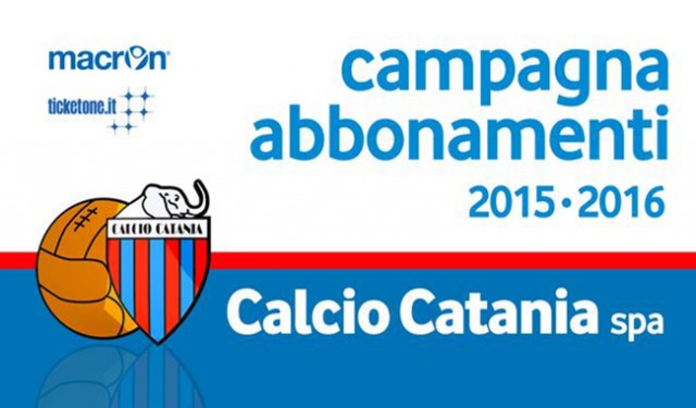 Campagna abbonamenti Calcio Catania