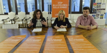 PRESENTAZIONE EVENTI GIORNATA NAZIONALE ELIMINAZIONE VIOLENZA CONTRO LE DONNE UNITN/ al tavolo da sx BARBARA POGGIO, SARA FERRARI E PAOLO BOUQUET
foto di ALESSIO COSER