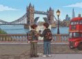 ragazzi a Londra