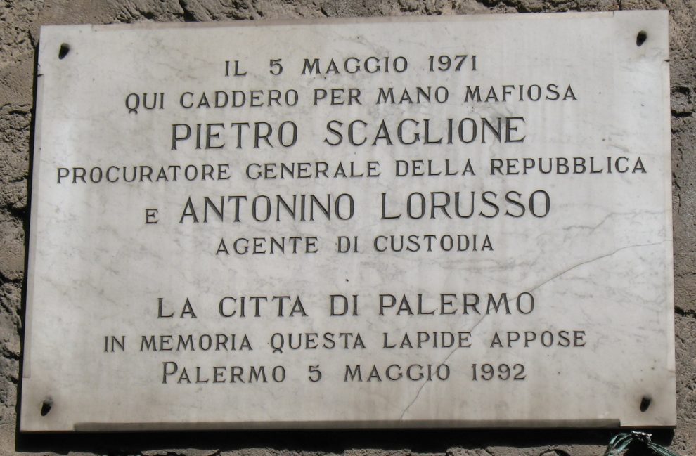 Palermo ricorda Scaglione e Lorusso