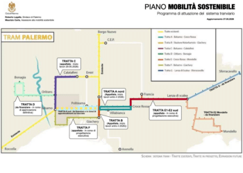 Tram di Palermo, consegnati i lavori della Tratta C: la svolta per la mobilità universitaria