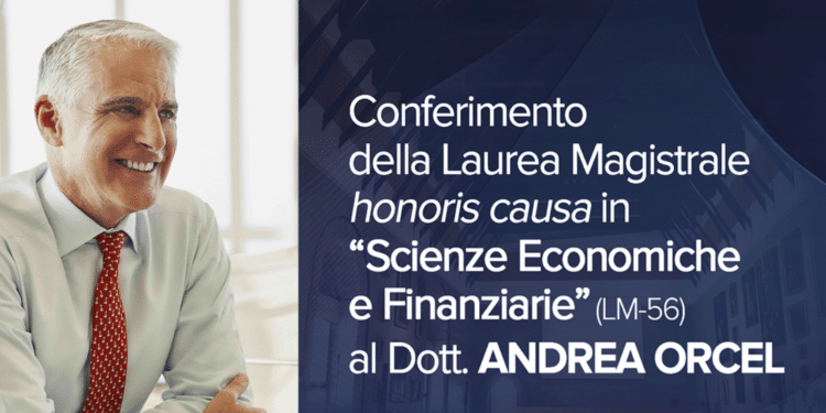 UniPa, Laurea magistrale honoris causa ad Andrea Orcel, AD di UniCredit