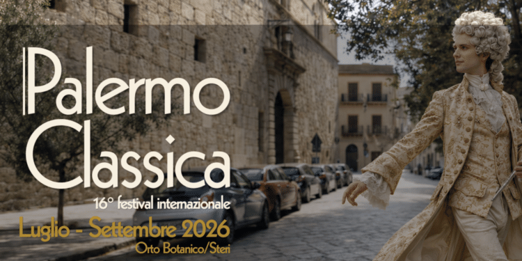 Note sotto le stelle: al via la 16ª edizione di Palermo Classica tra l’Orto Botanico e lo Steri