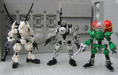 3 lego robots legoloverman1