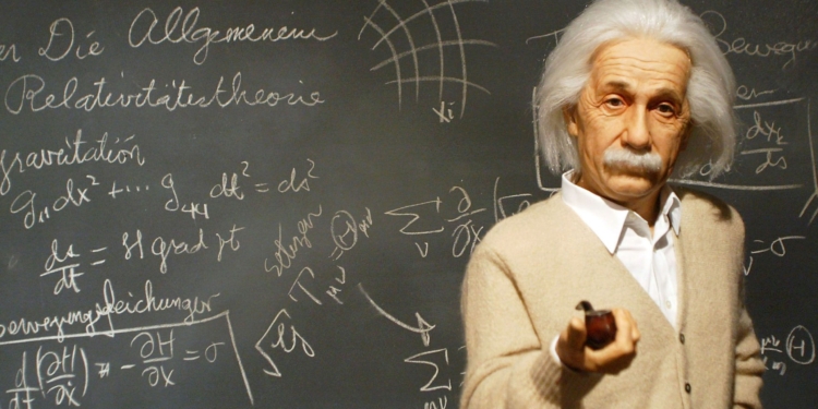 albert einstein lavagna equazioni matematiche 151961