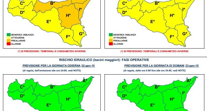 bollettino protezione civile