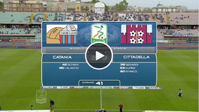 catania cittadella 2 3