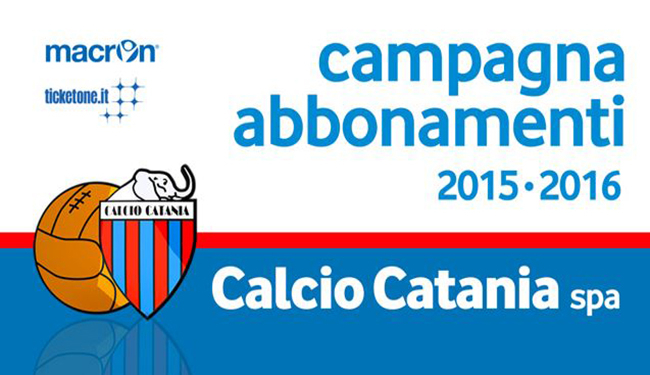 campagna abbonamenti calcio catania