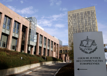 General view of the buildings of the Court of Justice of the European Communities