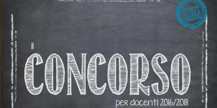 concorso scuola 2016