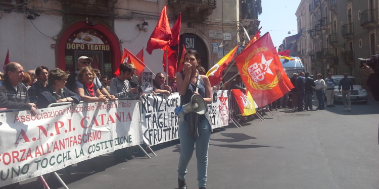 protesta matteo renzi