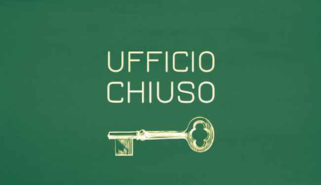 ufficio chiuso