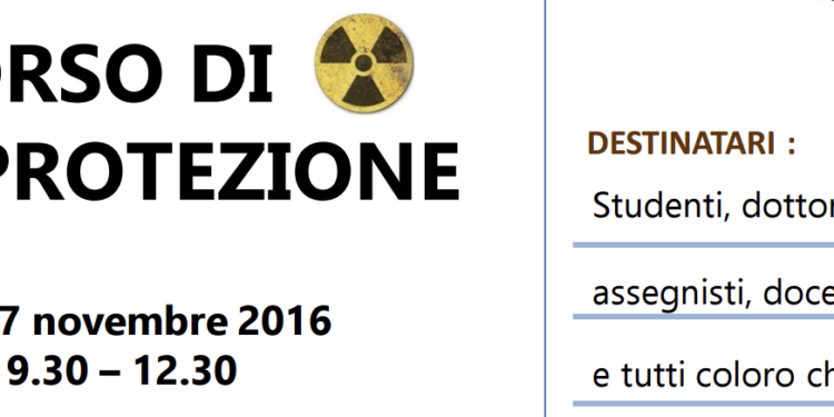 corso di radioprotezione unict