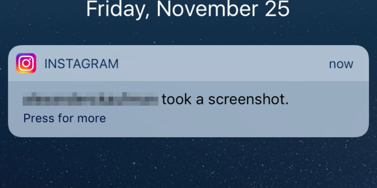 screenshot instagram