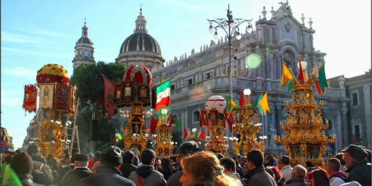 candelore piazza duomo