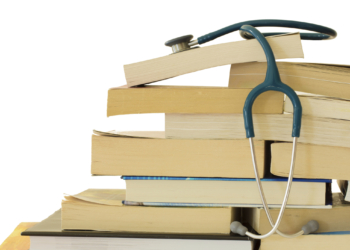 Stethoscope with Text Books