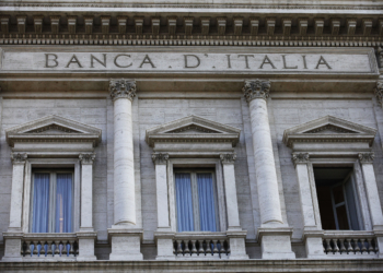 La sede della Banca d'Italia, Palazzo Koch, oggi 21 ottobre a Roma.
ANSA/ALESSANDRO DI MEO