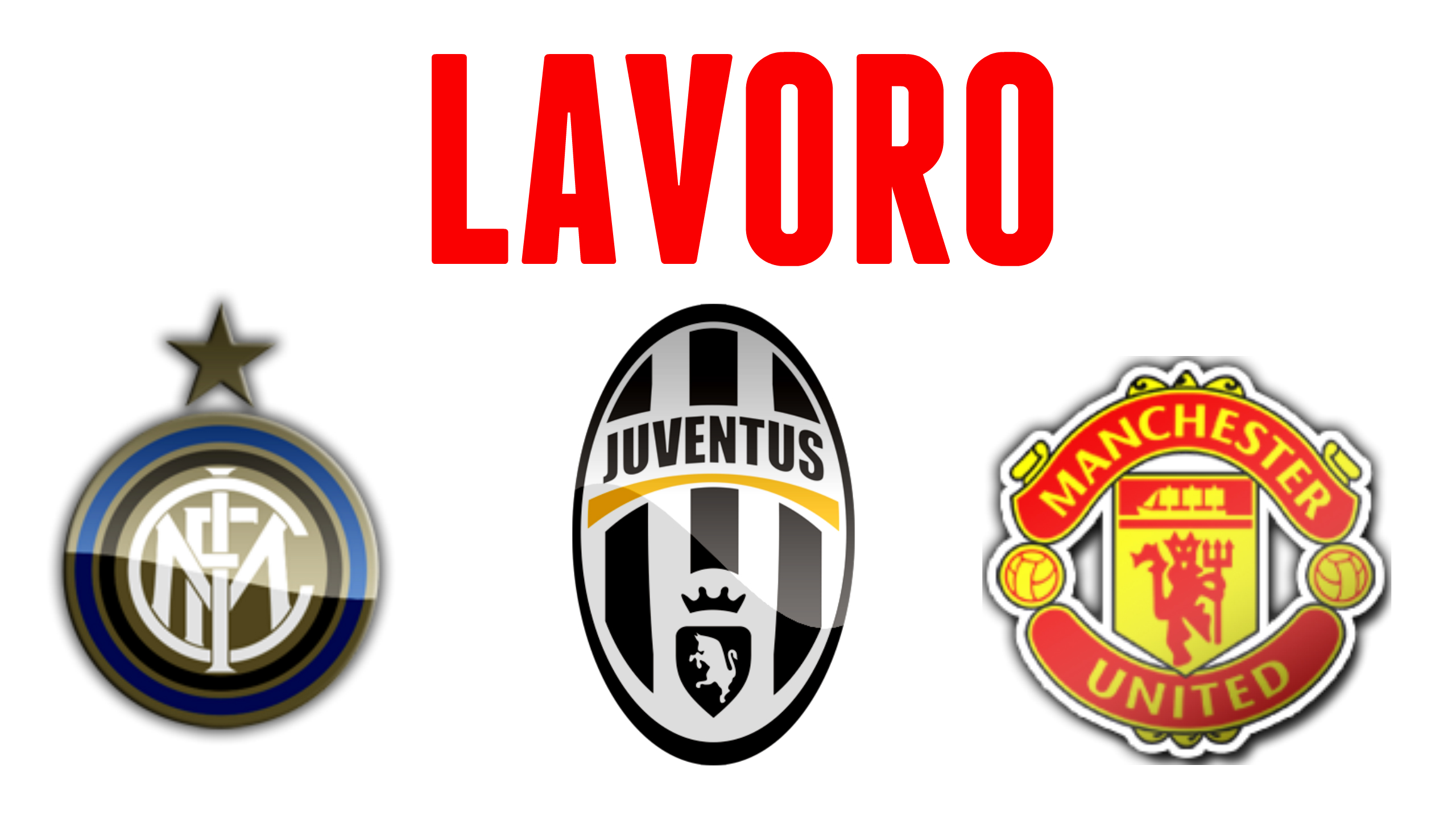 LAVORO – Juventus, Inter e Manchester United cercano laureati da assumere