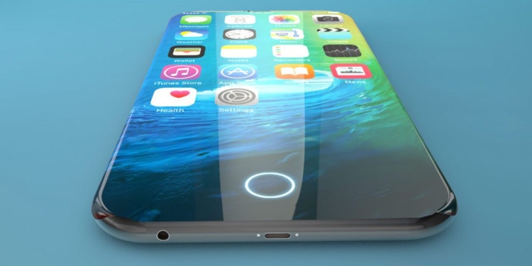 iphone 8 concept embedded fingerprint reader