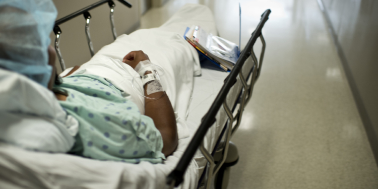 a donor is wheeled to an operating room