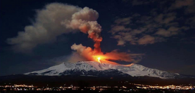 notte europea dei vulcani etna