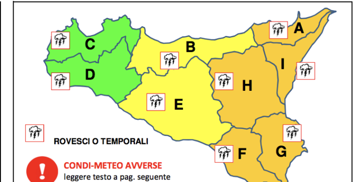 meteo allerta catania