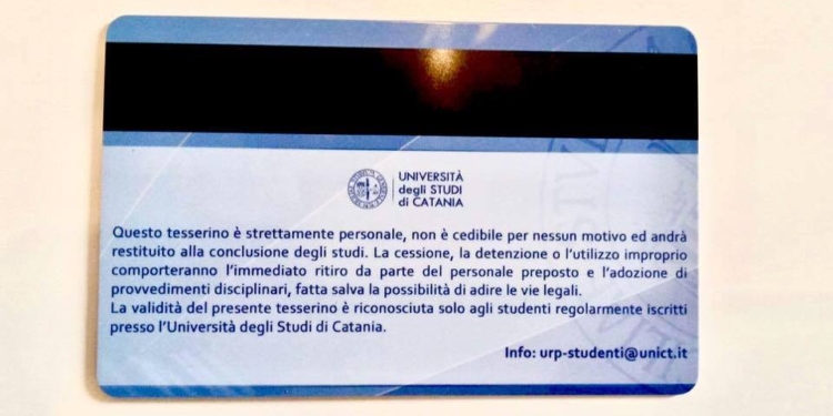 carta studente liveunict