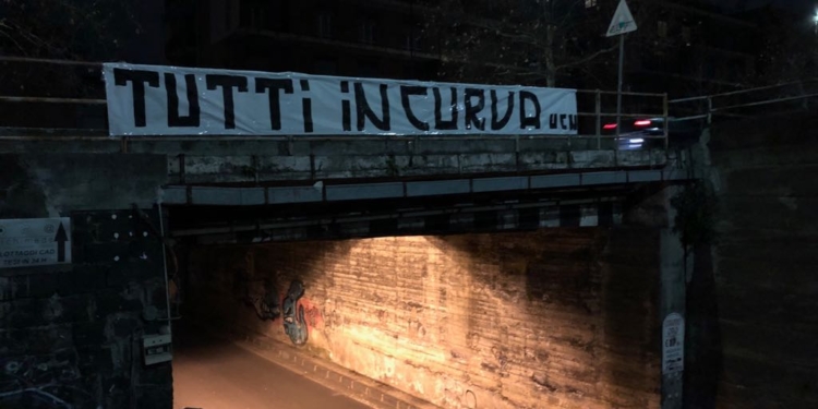 striscione tifosi catania