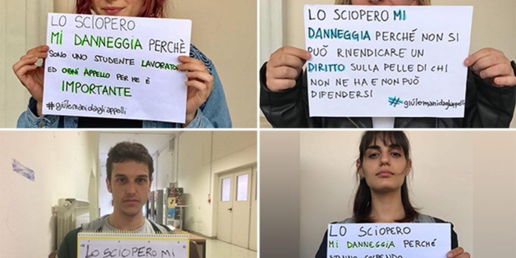 sciopero docenti universitari gli studenti lanciano una fotopetizione