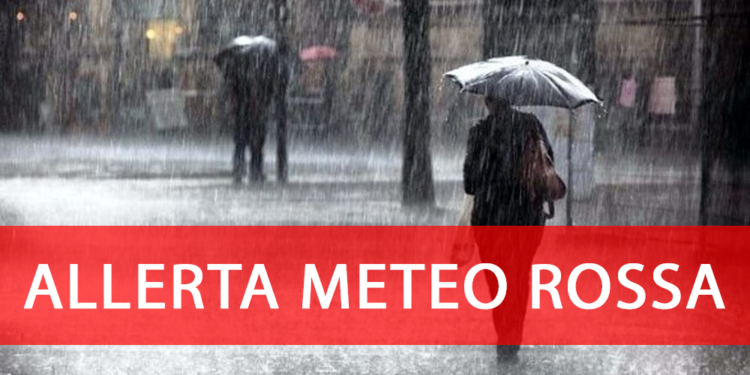 allerta meteo rossa