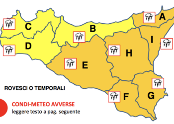 Il bollettino meteo per la giornata di domani.