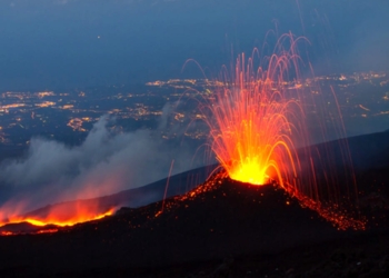 etna in eruzione