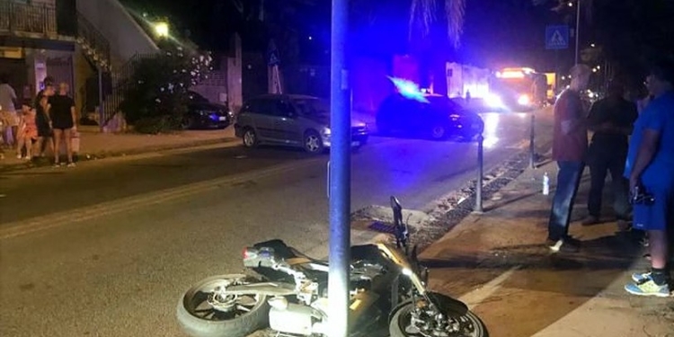 messina incidente scooter auto