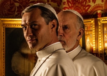 Set of "The New Pope" by Paolo Sorrentino.
in the picture  Jude Law and John Malkovich.
Photo by Gianni Fiorito
This photograph is for editorial use only, the copyright is of the film company and the photographer assigned by the film production company and can only be reproduced by publications in conjunction with the promotion of the film.
The mention of the author-photographer is mandatory: Gianni Fiorito.
Set della serie Tv "The New Pope" di Paolo Sorrentino.
Nella foto Jude Law e John Malkovich.
Foto di Gianni Fiorito
Questa fotografia è solo per uso editoriale, il  diritto d'autore è della società cinematografica e del fotografo assegnato dalla società di produzione del film  e può essere riprodotto solo da pubblicazioni in concomitanza con la promozione del film. 
E’ obbligatoria la menzione  dell’autore- fotografo: Gianni Fiorito.