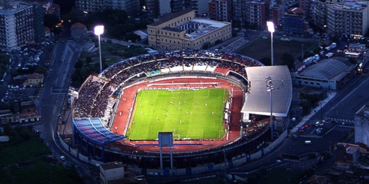 stadio massimino calcio catania sera