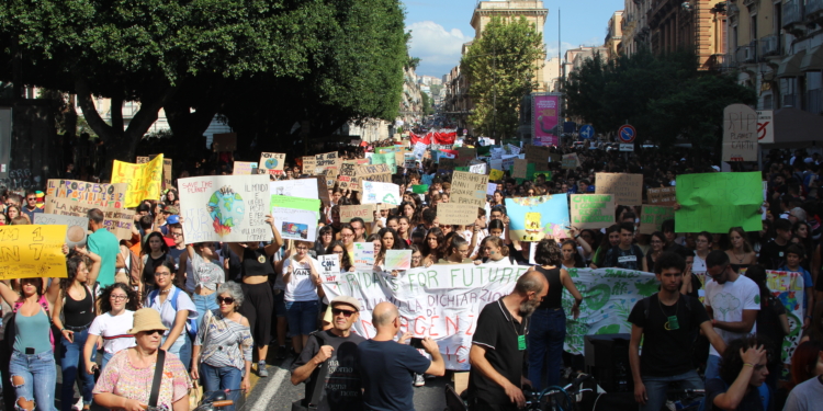 catania sciopero per il clima