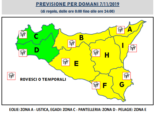 allerta gialla domani