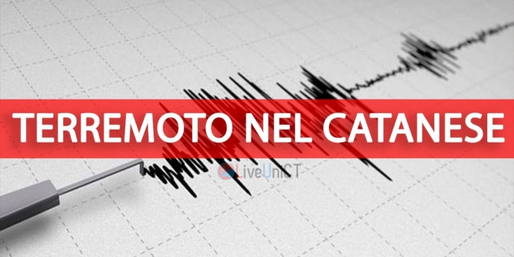 terremoto in provincia di catania