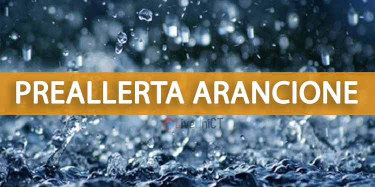 allerta meteo arancione