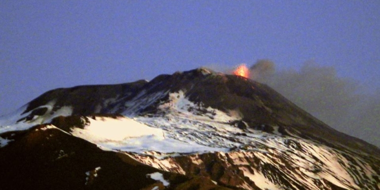 etna attività cratere sud est