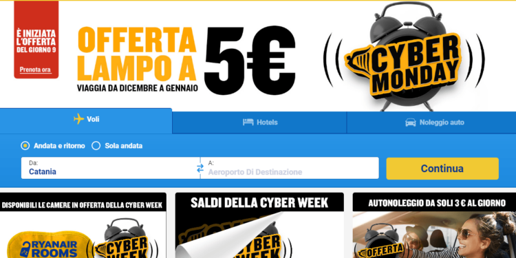 ryanair cyber monday