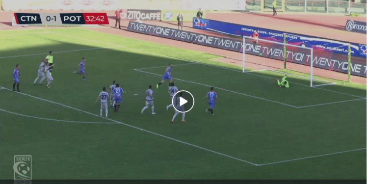 calcio catania potenza highlights