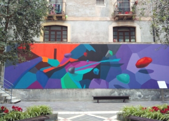 Cortile CInAP - Murales Ligama