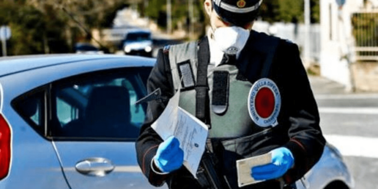 catania carabinieri posto di blocco