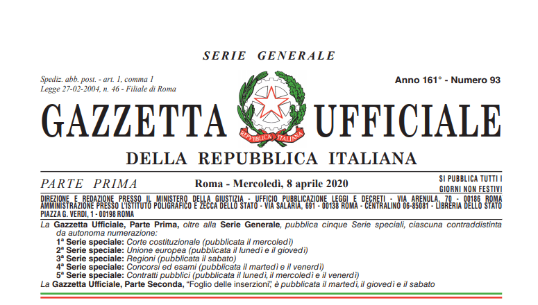 “Decreto liquidità” pubblicato in Gazzetta Ufficiale: scarica il testo