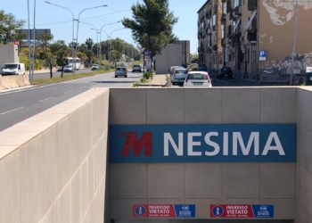 Misure di distanziamento per la metro a Catania