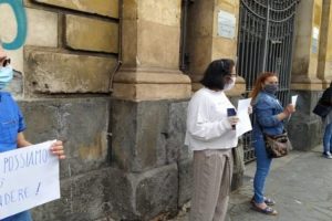Protesta Catania buoni spesa