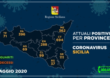 sicilia mappa contagi coronavirus