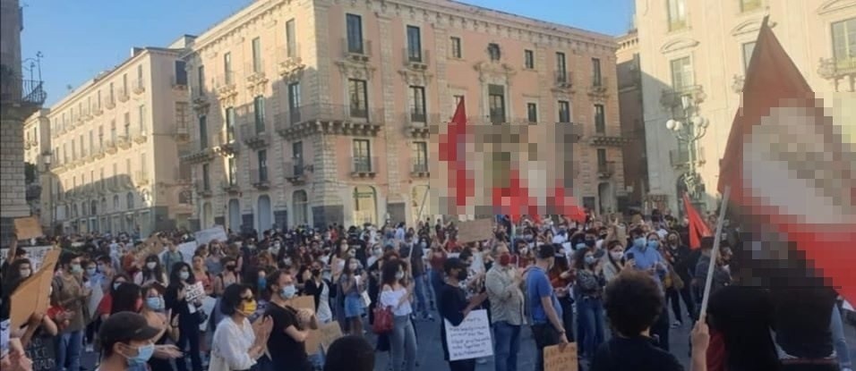 Catania manifestazione black lives matter
