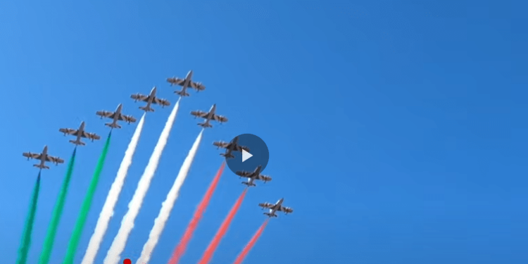 frecce tricolori roma video